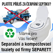 Separační a kompostovací toalety od firmy SEPARETT